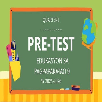 Esp 9 q2 - summative test | DOCX
