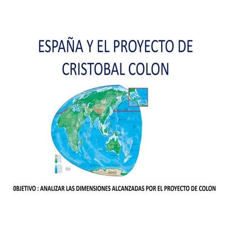 España y el proyecto de cristobal colon