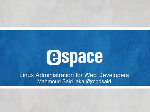 IT Operations for Web Developers