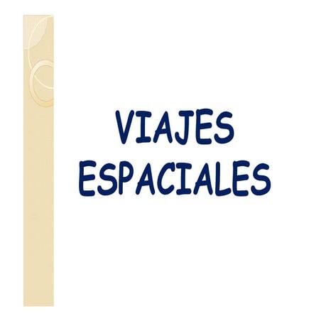 Viajes espaciales