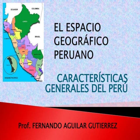 Espacio geogrfico peruano