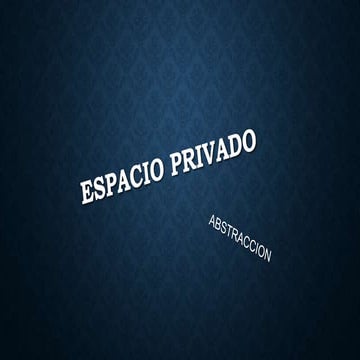 Espacio privado