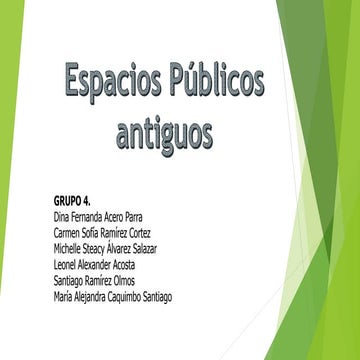 Espacio publico antiguo