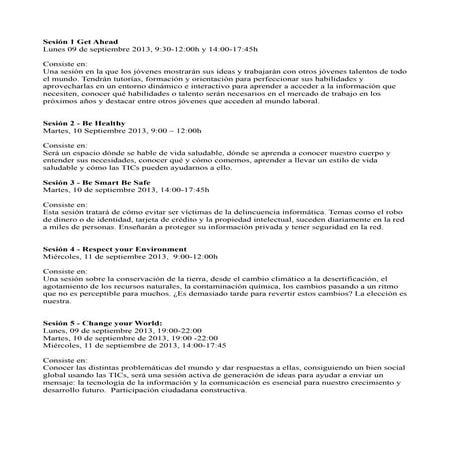 Espacios de la cumbre juvenil en costa rica bynd2015 (1)