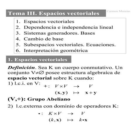 Espacios vectoriales ita
