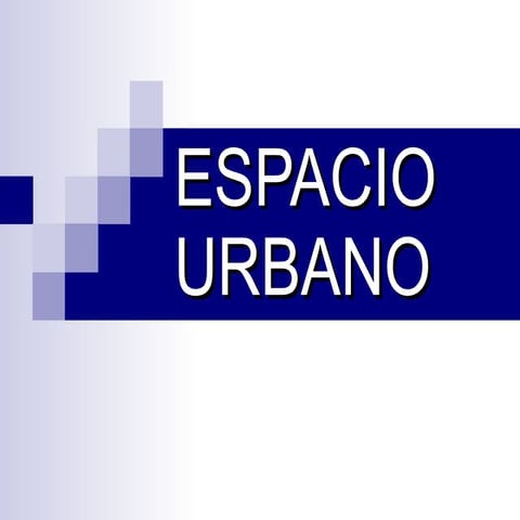 Espacio urbano