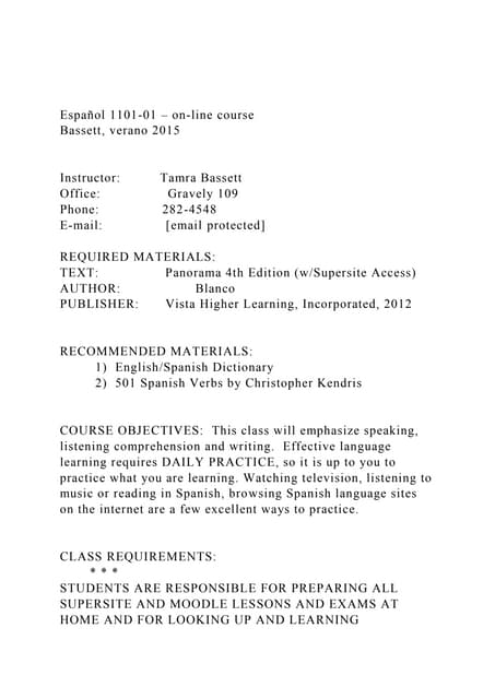 Español 1101-01 – on-line courseBassett, verano 2015Inst.docx