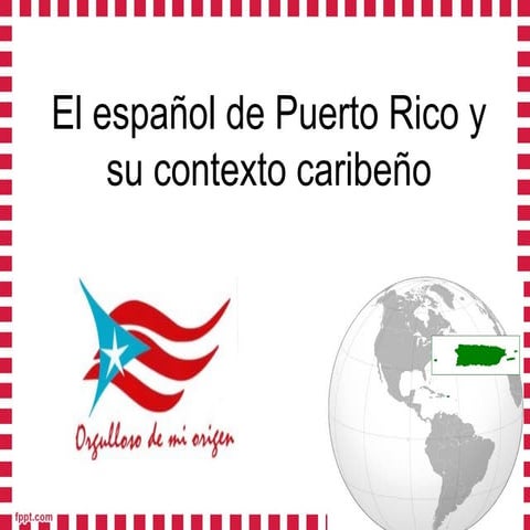 Español de puerto rico grado 12 | PPT