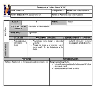 Español miércoles planeación   copi...