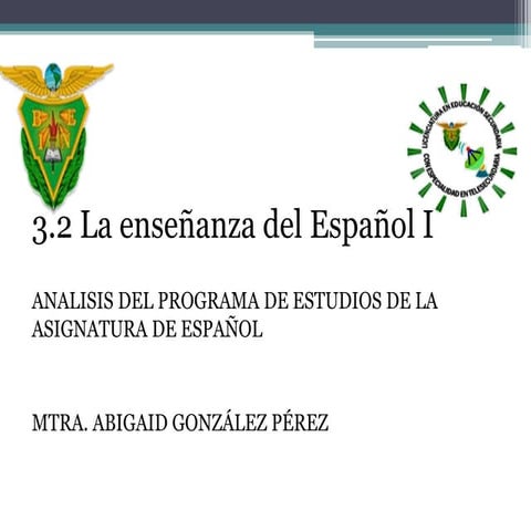 Presentacion para español | PPTX