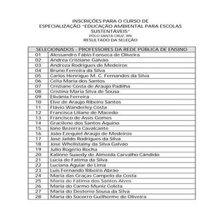  Especialização santa cruz