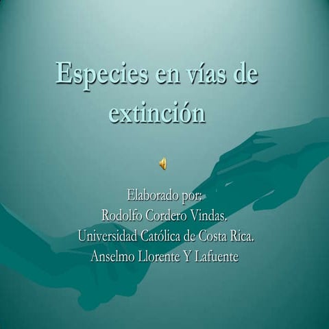 Especies En Vias De Extincion