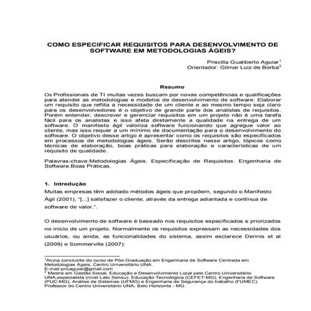 Como especificar requisitos em metodologias ágeis?