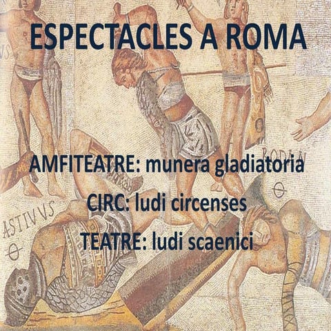 Espectacles a roma