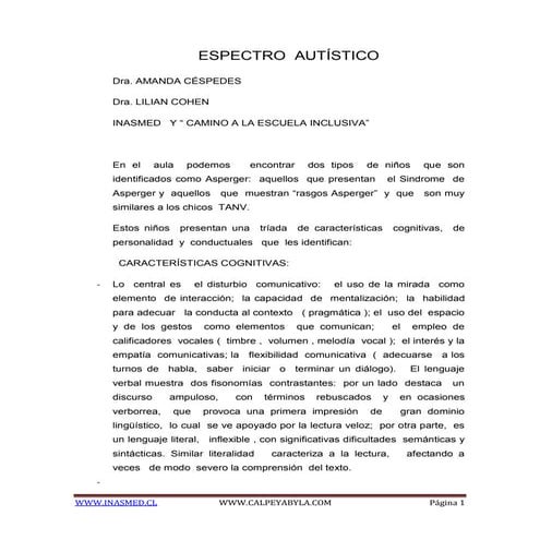 Espectro  autístico  rev capacita...