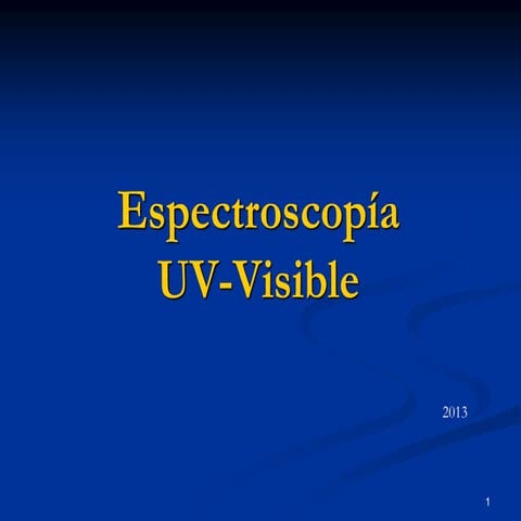 Espectroscopia uv visible, validacion