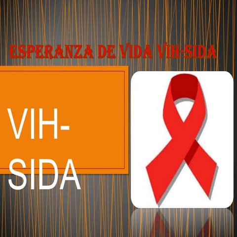 Esperanza de vida vih sida