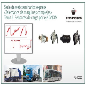 Control de carga por eje. Sensores GNOM. Seminario web. 13.04.2020. Espanol