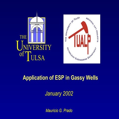 Electric Submersible Pump in Gas Well.ppt