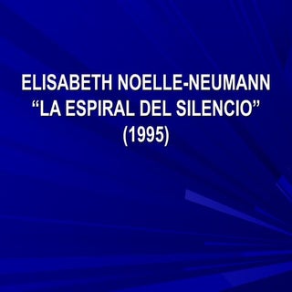 Espiral Del Silencio
