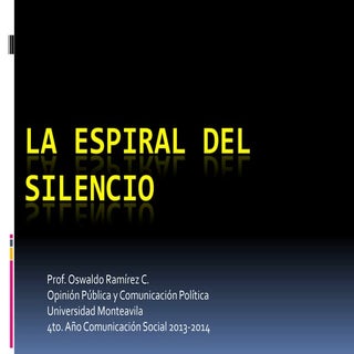 La Espiral del Silencio