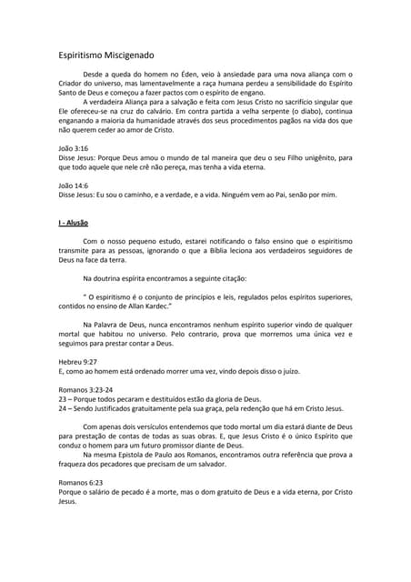 Espiritismo Miscigenado