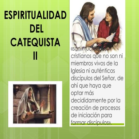 Espiritualidad del catequista ii t 1