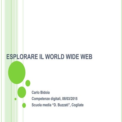  Esplorando il web