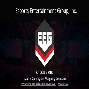 Esports entertainment Group ppt 092019