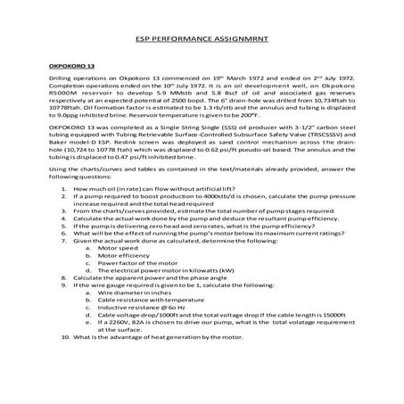 Esp performance assignment 2018