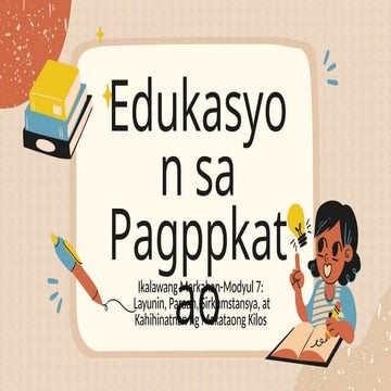 Layunin, Paraan, Sirkumstansya at Kahihinatnan ng Makataong Kilos.pptx
