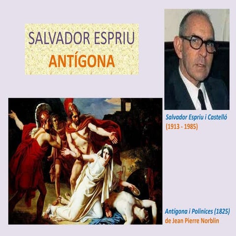 ESPRIU & ANTÍGONA