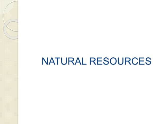 types of resources