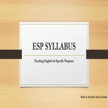 Esp syllabus  made by alejandro salazar giraldo 2021