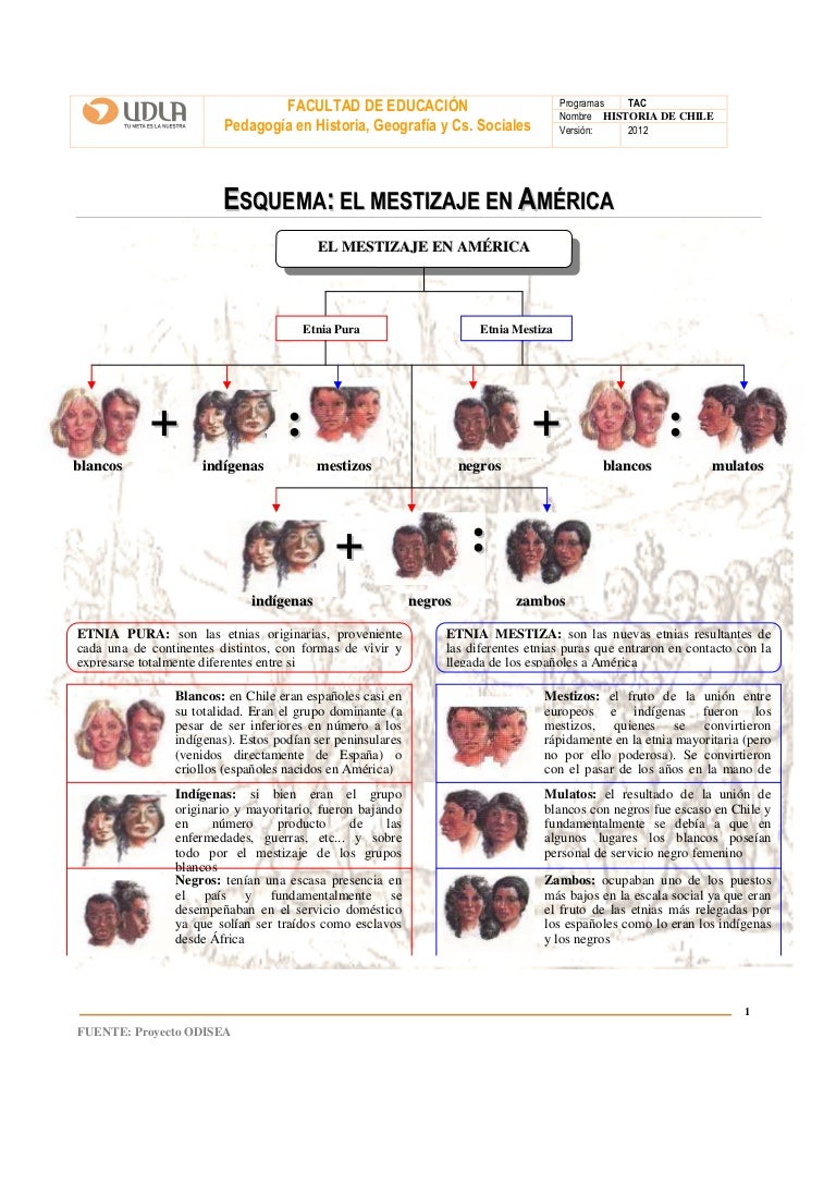 Esquema 2 mestizaje