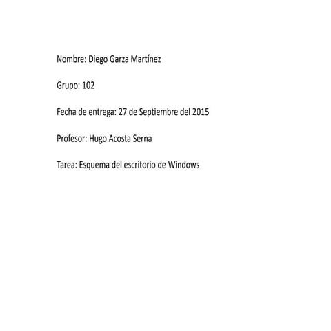 Esquema de windows