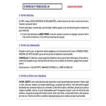 Esquemas. Teatro 1916-1936