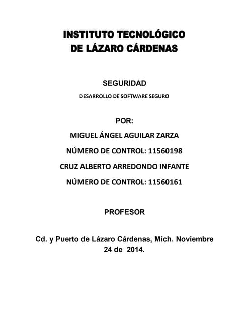 Esquemas de seguridad para el servidor