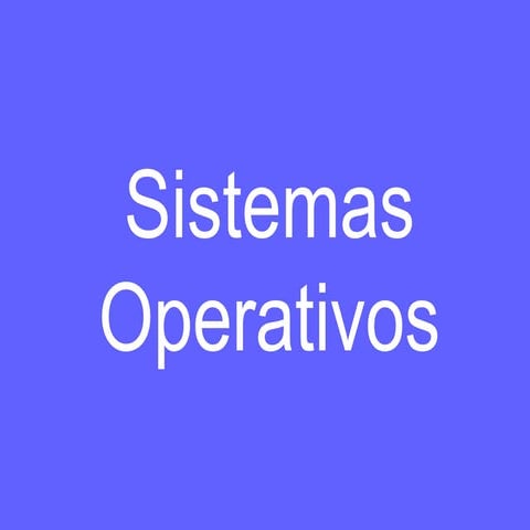  sistema operativo