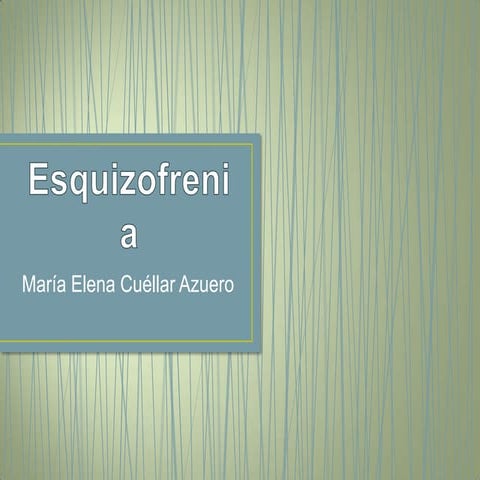 Esquizofrenia