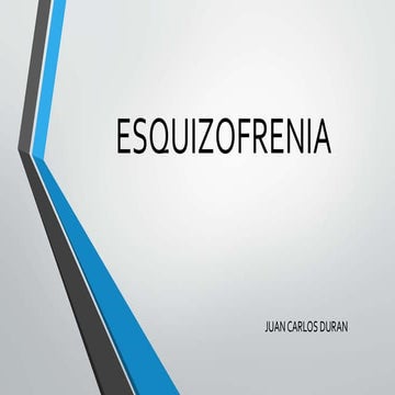 Esquizofrenia