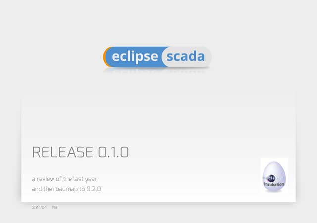 Eclipse SCADA Release 0.1.0