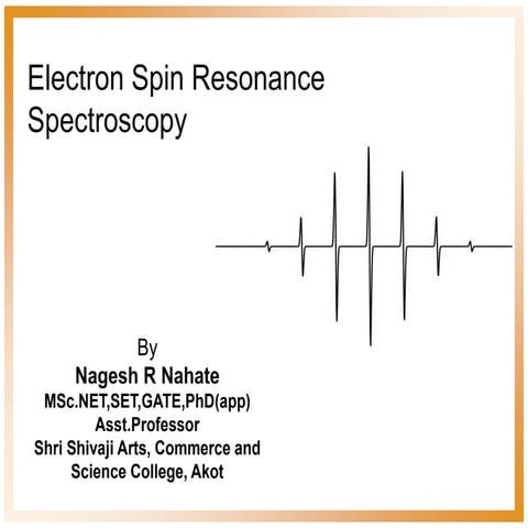 ESR spectroscopy