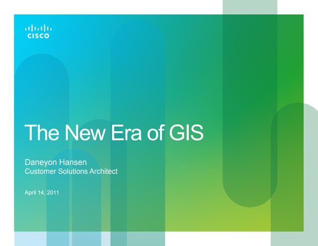 Geospatial Community Cloud Vision