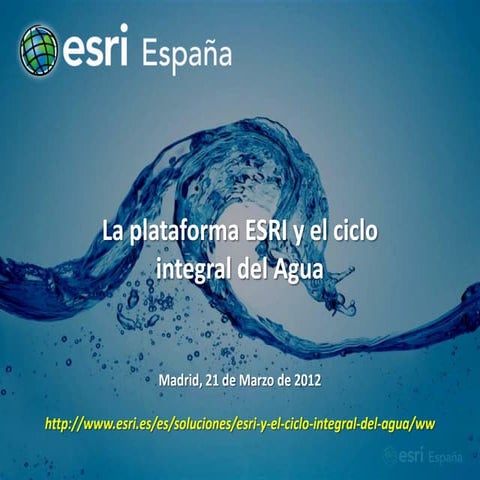 Seminario Esri: Soluciones Tecnológicas para la Gestión del Abastecimiento y ...