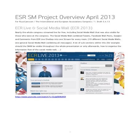 ESR and ECR presentation - intro | PDF