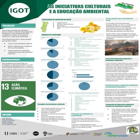 ESS -"As iniciativas culturais e a educação ambiental"