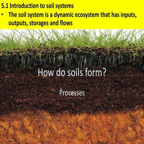Ess 5.1 Soil formation