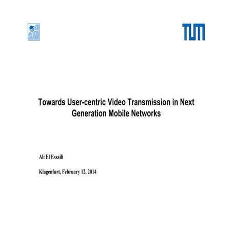 Towards User-centric Video Transmission in Next Generation Mobile Networks