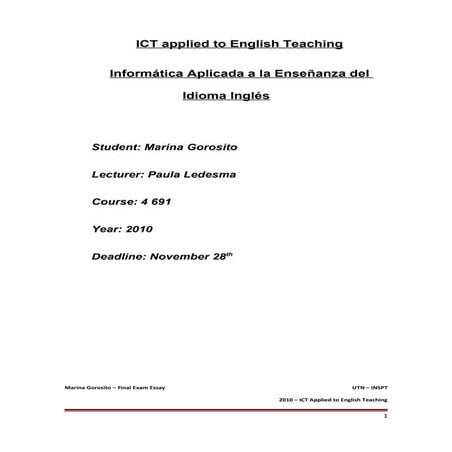 Essay   final exam - marina gorosito